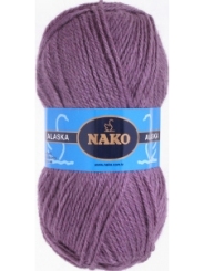 Пряжа Nako Alaska 7110 (пыльная роза)